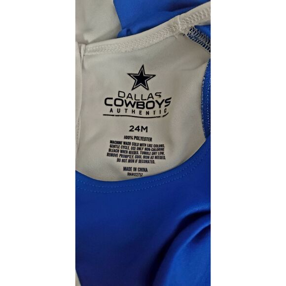 TODDLER LITTLE GIRL DALLAS COWBOYS OUTFIT - Picture 2 of 5